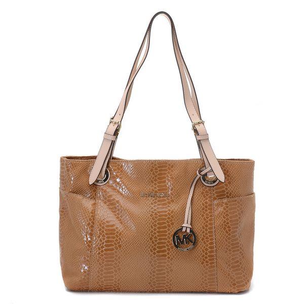 michael kors jet set zip-top tote brun python-preget skinn Fashion Toronto a354g